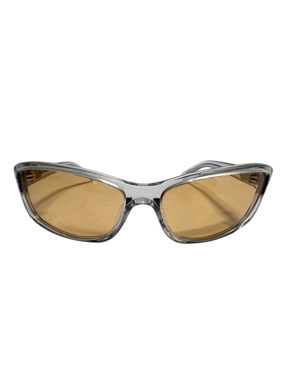 Akila Jet Sunglasses in Clear Acetate With Polarized Yellow Lens